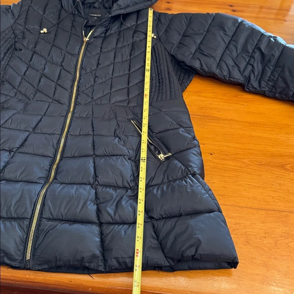 Lane Bryant Black Puffer Coat with Hood and pair of Spyder Gloves - Picture 13 of 15
